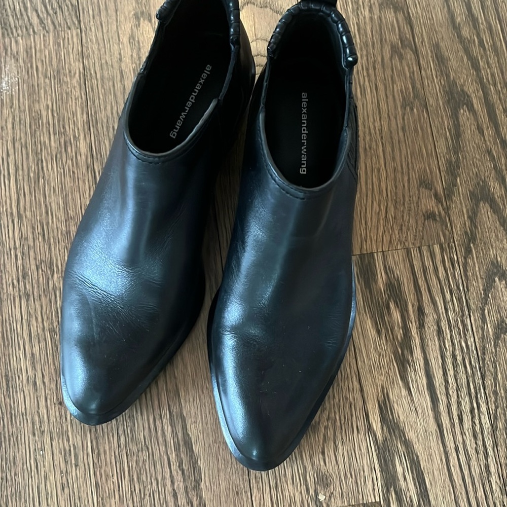Almost brand new alexander wang booties